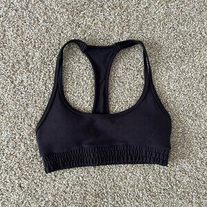 Buffbunny Black Racerback Sports Bra Light Support Size XS